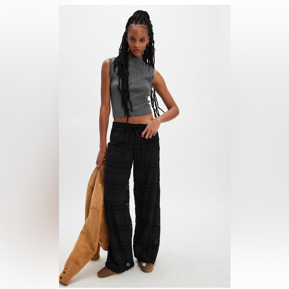 Free People Aiden Lace Pants- XL